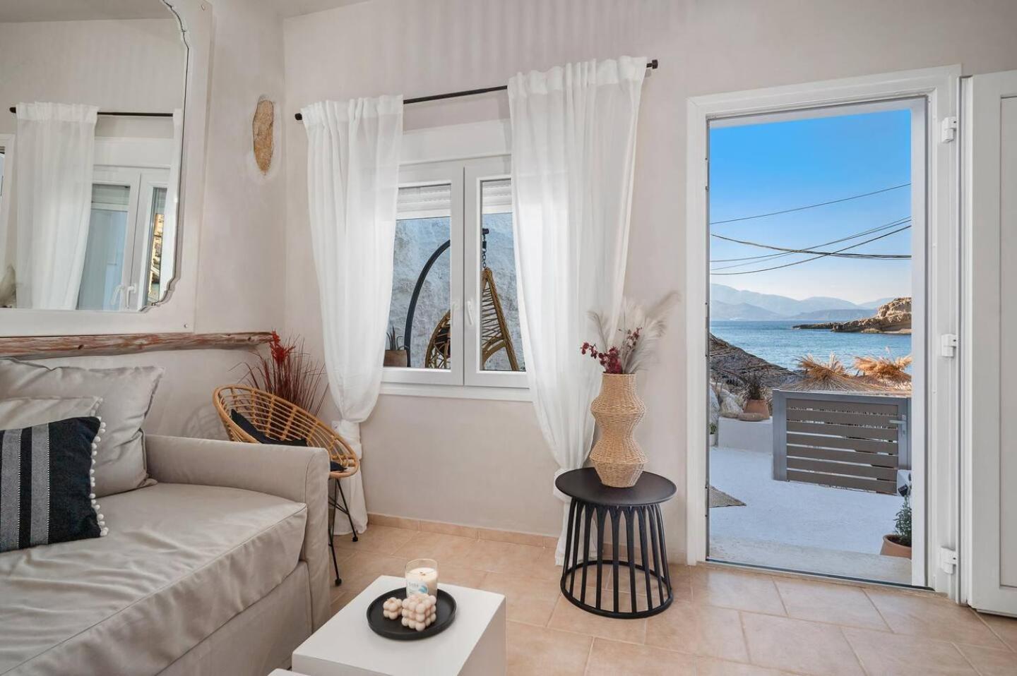 Hotel Casa Grotta With Sea & Cave View à Matala Extérieur photo