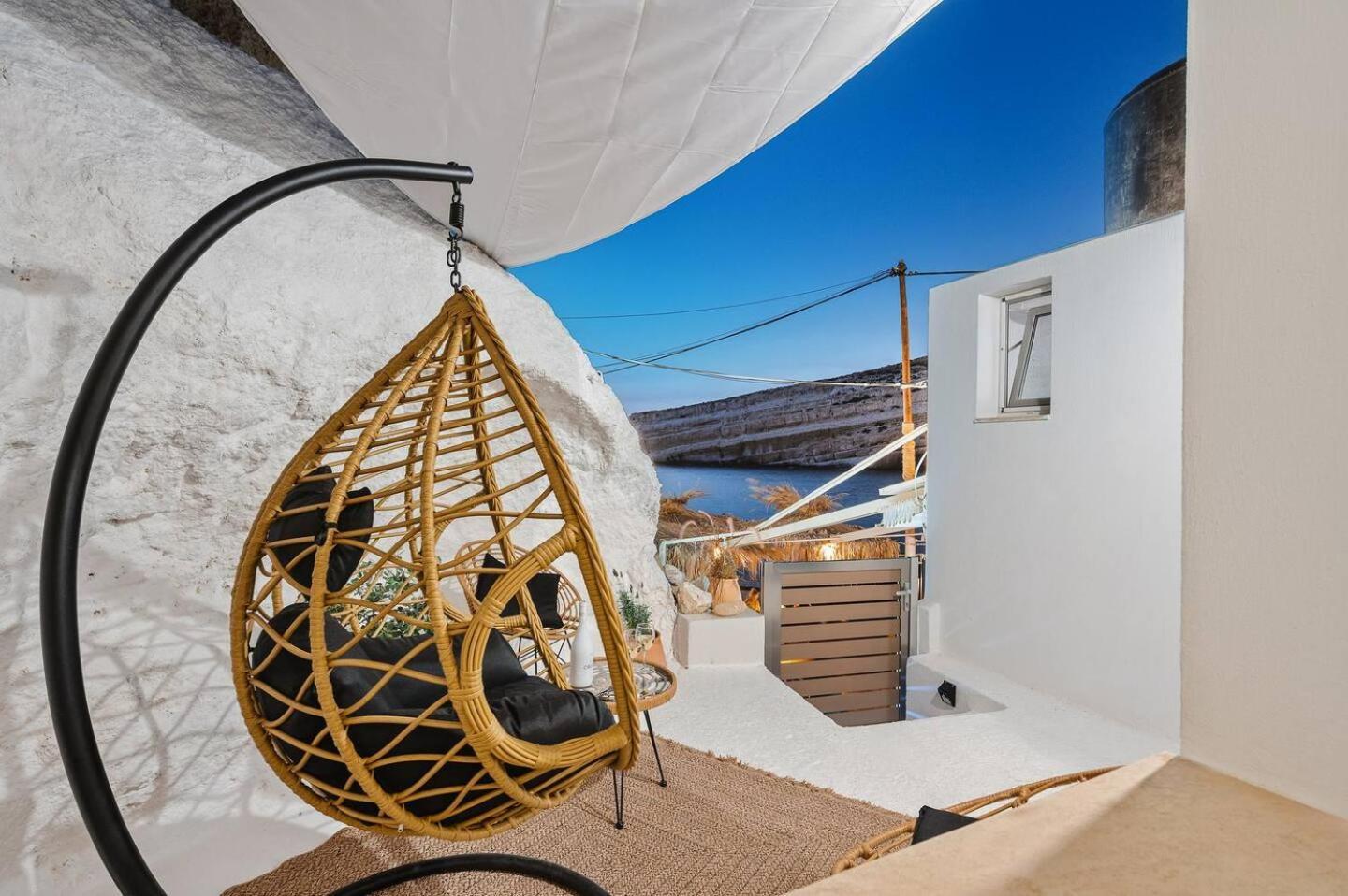 Hotel Casa Grotta With Sea & Cave View à Matala Extérieur photo